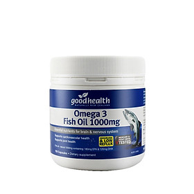 Thực phẩm chức năng Goodhealth Omega 3 Fish Oil 1000mg (150 Viên) - Nhập khẩu New Zealand