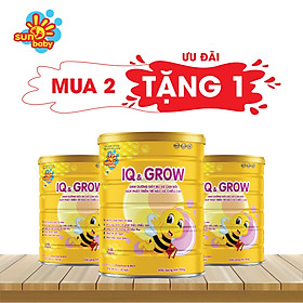 Sữa bột dinh dưỡng IQ GROW phát triển chiều cao