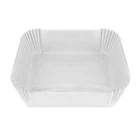 Parchment Paper Sheets Heat Resistant Disposable fryer Liner for Grilling Oven - White 25Pcs