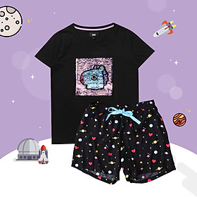BT21 x HUNT Spangle Pajama Set Mang HILO91101T
