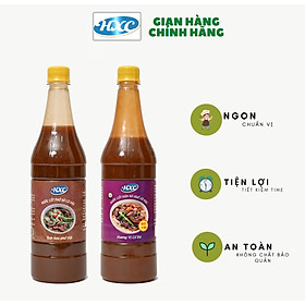 Combo Nước Cốt Phở Bò Cô Đặc 1 kilogam và Nước Cốt Bún Bò Huế 1 kg