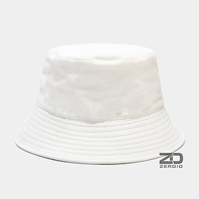 Nón vành tròn, Mũ bucket tai bèo nam nữ trơn kiểu dáng Basic vải cotton 2 lớp cao cấp
