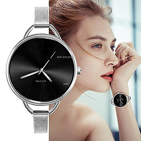 Giao hàng nhanh AliExpress wish bùng nổ phong cách WoMaGe nữ dây đeo mỏng vòng tay đồng hồ thạch anh nữ mặt lớn đồng hồ cô gái