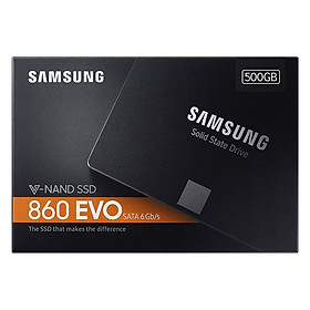 Ổ Cứng SSD Sata III 2.5 inch 500GB Samsung 860 Evo - Hàng Nhập Khẩu (Box Tiếng Anh)