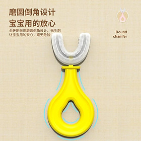 Mua Bàn Chải Đánh Răng Chữ U Cho Bé Silicon Siêu Mềm Cho Trẻ Từ 3 - 12 Tuổi