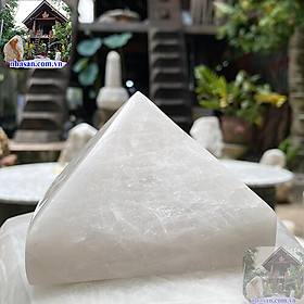 Mua Đá thạch anh trắng hình kim tự tháp phong thủy giúp bạn ngủ ngon và hóa giải hiện tượng bóng đè T538 kích thước 8x10 (cm) nặng 1Kg | Tiki Mua Đá thạch anh trắng hình kim tự tháp phong thủy giúp bạn ngủ ngon và hóa giải hiện tượng bóng đè T538 kích thước 8x10 (cm) nặng 1Kg | Tiki