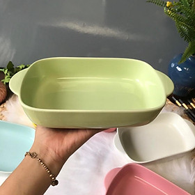 Mua Khay Nướng Đồ Sứ Decor Bàn Ăn Cực Đẹp Nhiều Màu