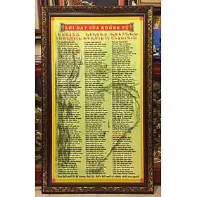Mua Tranh chữ lời dạy của khổng tử - IN134