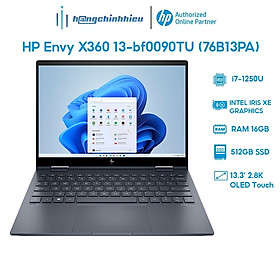 Mua Laptop HP Envy X360 13-bf0090TU 76B13PA (i7-1250U | 16GB | 512B | Intel Iris Xe Graphics) Hàng chính hãng