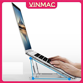 Giá đỡ laptop tablet bằng nhôm P3, kiêm đế tản nhiệt nâng cao cho Macbook máy tính bảng Ipad, điều chỉnh góc