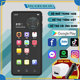 (Hỗ Trợ Tiếng Việt) Máy Nghe Nhạc Android MP4 Màn Hình Cảm Ứng 4.0 Inch Bluetooth WiFi Ruizu H8 Bộ Nhớ Trong 16GB - Hàng Chính Hãng