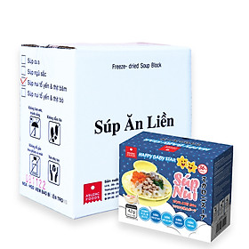 Súp nui tổ yến thịt băm Asuzac sấy thăng hoa hộp 42g (14 g x 3 gói)