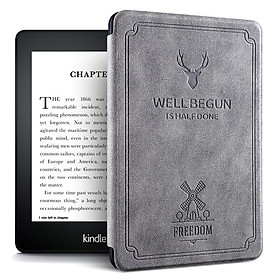 Bao Da Dành Cho Máy Đọc Sách Kindle Paperwhite Gen 4 10th Hàng Chính Hãng Helios - Xám