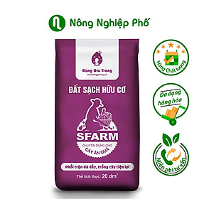 Mua Bao 20 dm3 Đất sạch hữu cơ Sfarm chuyên dùng cho cây ăn quả