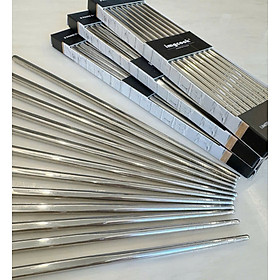 Đũa Inox Imgcook Cao Cấp 304 Chống Trượt – Đũa Ăn Gia Đình An Toàn, Bền Đẹp, Dễ Vệ Sinh- Hàng Chính Hãng MINIIN