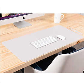 Thảm Da Deskpad Tấm Lót Bàn Làm Việc Bo Viền Mềm Mịn Chống Nước