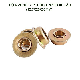 Phụ kiện bộ 4 vòng bi càng trước xe lăn (Phuộc trước), kích thước 12.7x26x30mm