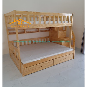 Mua Giường 2 tầng BENA + 2 Hộc Kéo 1m2/1m6