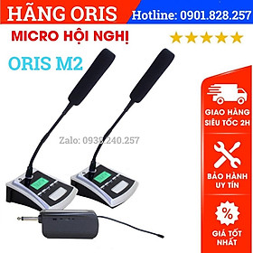 Mua Micro hội nghị không dây ORIS M1/M2  Bộ 02 mic cổ ngỗng sử dụng cho phòng họp hội trường chuyên nghiệp