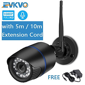 Camera An Ninh Evkvo - Icsee Xmeye Wifi Hd 1080p Không Dây Chống Thấm Nước Ip Hồng Ngoại 2 Chiều