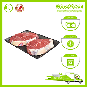 Lõi Vai Bò Úc Cắt Lát Nướng Steak - Khay 500Gr