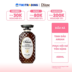 Dầu xả phục hồi tóc hư tổn nặng Moist Diane Extra Damage Repair (Dùng cho tóc sử dụng hóa chất uốn, nhuộm, ép) 450ml
