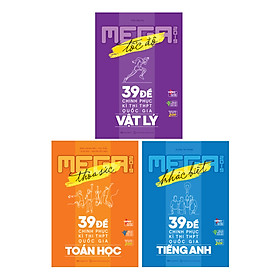 Combo Mega Luyện Đề THPTQG 2019: Toán - Lý - Anh
