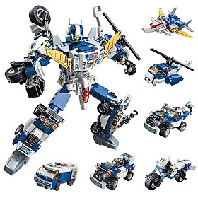 Đồ chơi xếp hình Robot kết hợp Trans Collector - Direct (6 TRONG 1) (lẻ ngẫu nhiên mẫu) 41104 - QMAN