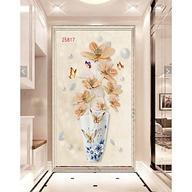 Tranh treo tường bình hoa/gỗ MDF nhập khẩu