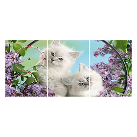 Mua Tranh Đồng Hồ Mèo Con TDH08