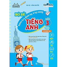 Hình ảnh Bộ Đề Kiểm Tra Định Kỳ 4 Kỹ Năng Tiếng Anh Lớp 3 - Tập 1 (Có Đáp Án) _MT