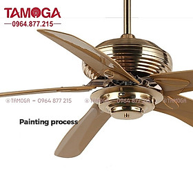 Mua Quạt trần không đèn 5 cánh TAMOGA BILLAN 1021 động cơ 6 số + Tặng kèm điều khiển từ xa HÀNG CHÍNH HÃNG