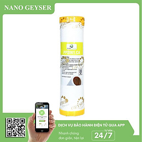 Lõi lọc nước số 2 máy NANO, Lõi PP.2IN1.CA Nano Geyser Dùng cho các dòng máy lọc nước NANO, UF, Geyser Eco, Ecotar, TK - Hàng Chính Hãng