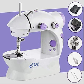 Mua Máy khâu mini cầm tay gia đình 202A  Máy may mini gia đình 2 tốc độ may