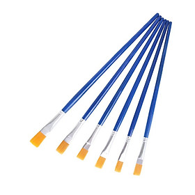 Bộ 6 cây Cọ vẽ màu nước / Cọ vẽ tô tượng / Bút lông cán gỗ / Bút viết thư pháp