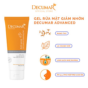 Sữa rửa mặt dạng Gel Decumar Clean Advanced 50gr hoàn toàn mới kiểm soát