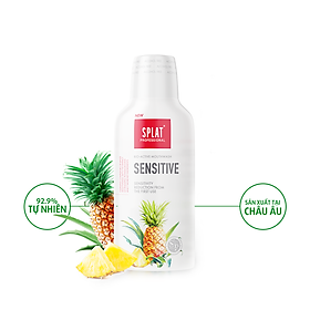 SPLAT nước súc miệng thảo mộc chăm sóc Răng nhạy cảm 275ml Nga, làm trắng men răng, ngăn ngừa vi khuẩn gây mùi