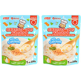 Combo 2 Gói Cháo Tươi Meiwa Cho Bé Từ 12 Tháng