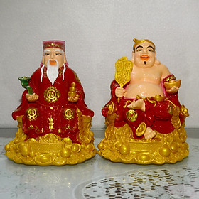 Mua Bộ tượng Hai Ông Thần Tài Thổ Địa mẫu chéo chân 6in