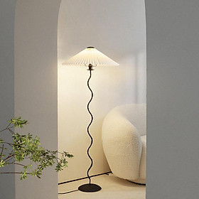 Mua Đèn cây đứng kiểu Bắc Âu cao cấp   Đèn sàn thân uốn lượn trang trí phòng khách Gu Decor Wooden