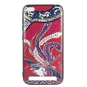 Ốp lưng Xiaomi Redmi 4A Diên Hi - Đỏ phụng - Hàng chính hãng