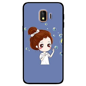 Ốp lưng dành cho Samsung J2 Core - J4 2018 - J2 Pro mẫu Cô Gái Búi Tóc