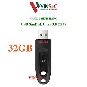 USB SanDisk 3.0 Ultra CZ48 32GB - Hàng Chính Hãng