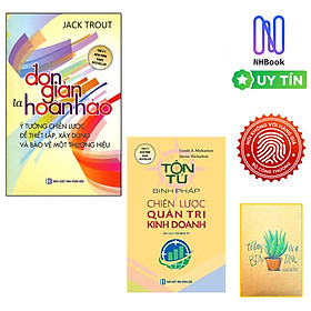 Combo Tôn Tử Binh Pháp Chiến Lược Quản Trị Kinh Doanh và Đơn Giản Là Hoàn Hảo Ý Tưởng Chiến Lược Dể Thiết Lập, Xây Dựng Và Bảo Vệ Một Thương Hiệu ( Tặng Kèm Sổ Tay) - Tôn Tử