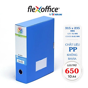 Bìa hộp Flexoffice PP 75A4 FO-BF02