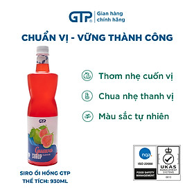Siro GTP hương Ổi xá lị