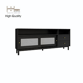 Mua  Happy Home Furniture  ROTAN  Tủ lưu trữ 2 cánh lùa - 2 ngăn kéo - chân sắt  160cm x 30cm x 64cm ( DxRxC)  TCL_032