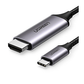 Mua Ugreen UG50766MM142TK 3M 4K 60hz usb Type C sang HDMI Cáp dữ liệu truyền âm thanh hình ảnh - HÀNG CHÍNH HÃNG
