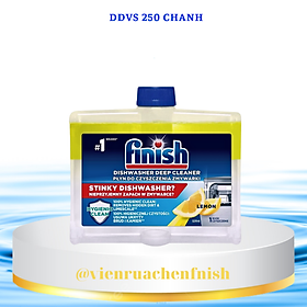 Dung dịch tẩy rửa máy rửa chén Finish Dishwasher Cleaner Lemon 2x250ml QT04441 - hương chanh