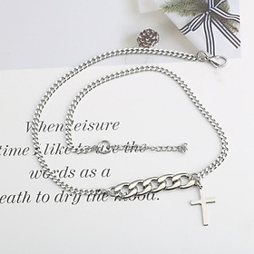 Dây chuyền chữ thập unisex độc